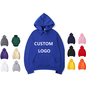 Sudadera con Capucha de Felpa Gruesa de Algodón de 400 g, Diseño Personalizado con Logotipo, Logotipo con Bolsillo, Unisex, Logotipo en Relieve 3D - Product Image 1