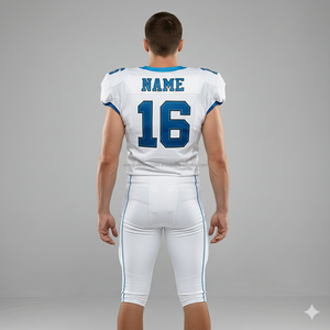 Premium Customized Team Wear American Football <b>Jerseys</b> <b>Short</b> Breathable Factory Direct Embroidery Full Dye Sublimation Polyester - Product Image 4