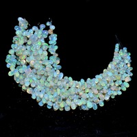 Perles Opale Ethiopienne Lisse Multi Fire 4-6mm Perles Opale de Feu Welo pour la Fabrication de Bijoux Collier par un Fabricant en Gros