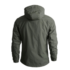Waterproof Breathable Canvas Winter Windbreaker <b>Jacket</b> for Men's Women's Plus Size Outdoor Use Custom Logo High Street Style - Product Image 3