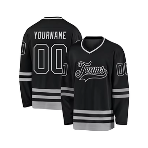 Maillot de Hockey sur Glace Design Personnalisé de Haute Qualité Chemises de Hockey sur Glace Vêtements de Hockey Sublimation Meilleur Design Maillot de Hockey sur Glace - Product Image 4