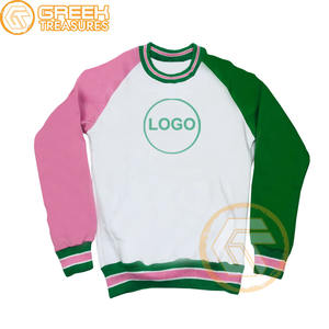 Sudadera de lana de algodón Alpha Kapa personalizada, Jersey bordado de alta calidad, Sudadera con capucha y cremallera, ropa griega para mujer - Product Image 6