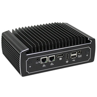 Mini PC industrial 10th Gen Core I3 10110U I7 10810U DP HD Pantalla Dual 2 Com 4G Módulo TPM2.0 Win10 Mini computadora de escritorio