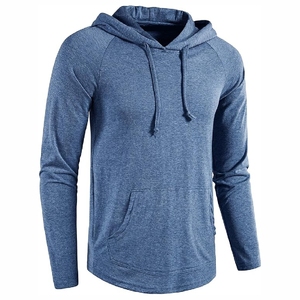 Sweat-shirt à capuche bleu royal, streetwear tendance avec cordons de serrage ajustables, haute qualité - Product Image 3