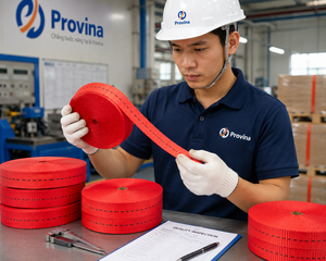 Fabrication de produits pour animaux de compagnie, ruban élastique 100% polyester, rouleau de 25 mm, résistance à l'usure supérieure, production de colliers, étiquette privée - Product Image 2