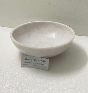 Juego de cuencos para servir de resina con remolino rosa de 2 cuencos de madera y resina en línea al mejor precio, tamaño personalizado hecho en India - Product Image 5