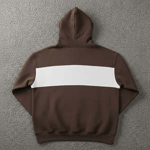 เสื้อฮู้ดดี้ผู้ชายลายปักและลายพิมพ์ ดีไซน์ใหม่ ขายดี ผ้าฝ้าย 100% ผลิตในฤดูใบไม้ร่วง MOQ ต่ำ ขายส่ง ไม่เป็นขุย - Product Image 3