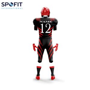 Tenues de football américain pour hommes conçues sur mesure, vêtements d'équipe de haute qualité avec un style moderne, manches courtes - Product Image 3