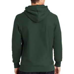 Men's Solid Color Hooded Sweatshirt Regular Fit Cotton Fleece Casual <b>Hoodie</b> with Front Pocket Autumn Wear - Product Image 4