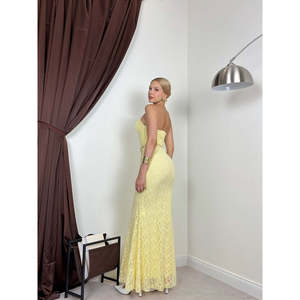SARI 20388 ELBISE - SARI - Product Image 3