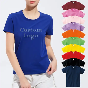 Summer Plain Workout Gym Slim Fit Women Tees Shirts Lightweight High Performance Quick Dry School Sports T Shirts - Product Image 1