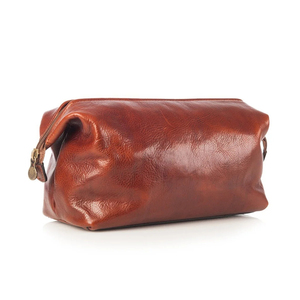 Bolsa de Cosméticos de Cuero, Tamaño Mediano, Cierre de Cremallera, Estilo Simple y Portátil para Hombres y Mujeres - Product Image 3