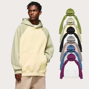 Unisex Cotton Pullover Hoodie Custom Logo Printed <b>Thick</b> Heavy Blank for Men Winter Season Hooded Plain Dyed Techniques Wholesale - Product Image 5