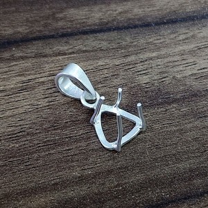 Base para Colgante de Plata de Ley 925, para Joyería Hecha a Mano, Bisel Personalizable de 5x5mm a 50x50mm - Product Image 2