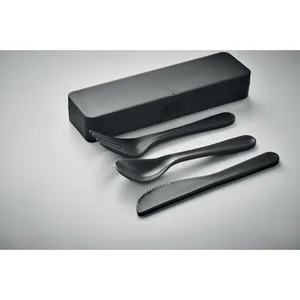 Ensemble de couverts en PP durable RIGATA pour le camping et les aventures en plein air - Product Image 1