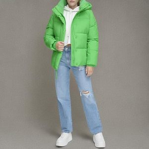 2025 femmes léger coton Selma à capuche doudoune résistant à l'eau respirant pour l'hiver Style décontracté-grandes tailles hautes - Product Image 1