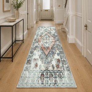 <b>RUGS</b> DEPOT LXDP-0970 Wholesale Grey <b>Silver</b> Designer Pattern Digital Printed Machine Washable Chenille Area <b>Rug</b> Non Slip - Product Image 5