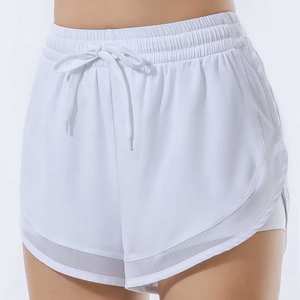 Shorts Deportivos de Secado Rápido para Mujer al por Mayor, Shorts de Entrenamiento Activos con Cintura Elástica de Doble Capa y Bolsillos, Shorts de Yoga - Product Image 4