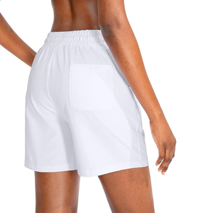 Active Women's Simone Cotton Blend Yoga and Running Short Algodón transpirable Patrón básico de comodidad personalizable - Product Image 4