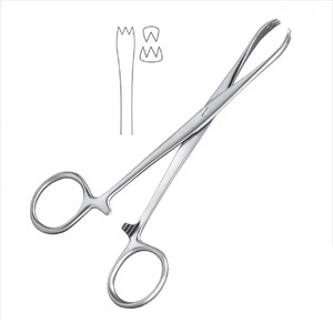 Fórceps hemostáticos Tuffier, fórceps médicos de acero de 13cm/fórceps de Cirugía/fórceps homeostáticos quirúrgicos - Product Image 5