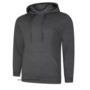 <b>Men's</b> High Quality Custom 320g Heavy Weight Fleece Pullover <b>Hoodie</b> Regular Fit Warm Sweatshirt Lined Hood Pocket Solid Spring - Product Image 6