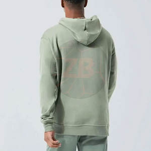 เสื้อสวมหัวแบบลำลองสำหรับผู้ชายเสื้อกันลมมีฮู้ดเสื้อสเวตเชิ้ตพิมพ์ลายพัฟสำหรับฤดูหนาว - Product Image 2