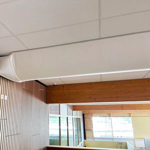 Conducto de <span class=keywords><strong>Aire</strong></span> <span class=keywords><strong>Textil</strong></span> Antibacteriano Semicircular, Conducto de Tela Semicircular <span class=keywords><strong>para</strong></span> Espacios de Baja Altura en Escuelas, Hospitales y Oficinas - Product Image 2