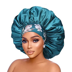 Logo personnalisé Bonnets en satin doux Bonnet pour cheveux de créateur pour femmes Couleur personnalisée élégante Taille jumbo régulière disponible pour les dames - Product Image 2