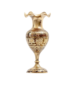 Florero de diseño antiguo Florero de latón de grado premium de estilo moderno para decoración del hogar Precio barato. - Product Image 2