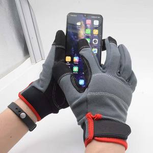 Guantes de montaje Antideslizante Antiestático Carbono Flexible Palma Dedo Top Fit Tip PU Recubierto Trabajo Montaje Guantes DE SEGURIDAD protectores - Product Image 3