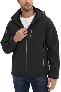 Veste de randonnée en plein air chaude pour hommes Camouflages Veste Softshell en molleton de coton Vestes d'extérieur imperméables - Product Image 3