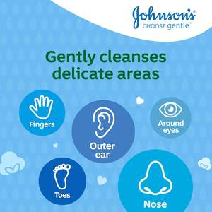 Hisopos de Algodón Johnson's, Paquete de 200 Unidades, Tejidos de Algodón Premium para el Cuidado Suave de la Piel - Product Image 5
