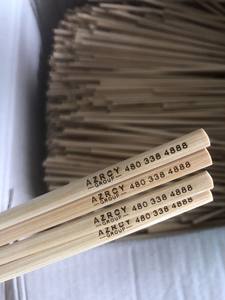 Palillos de bambú con logotipo personalizado Cubiertos biodegradables ecológicos 24cm Reutilizables para acampar de Eco2go Precio de Vietnam - Product Image 3