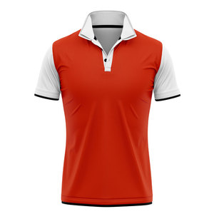 Chemises polo en coton biologique, tissu écologique anti-froissement, service de fabrication OEM - Product Image 1