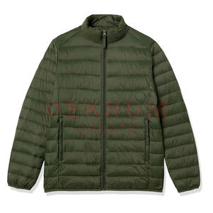 Fabricante de Pakistán, Chaquetas Acolchadas de Nailon/Poliéster Ecológicas para Hombre, Hechas a Medida 2024, Impermeables, con Cuello Alto para Invierno - Product Image 1