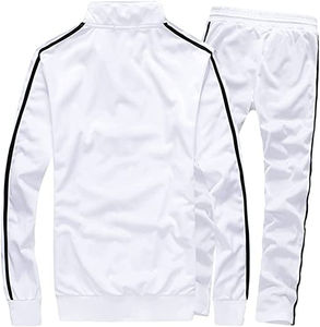 Sudadera con capucha pantalones de chándal Jogger conjuntos hombres Activewear cremallera completa cálido chándal deportivo conjunto Casual chándal logotipo personalizado y diseño OEM - Product Image 3