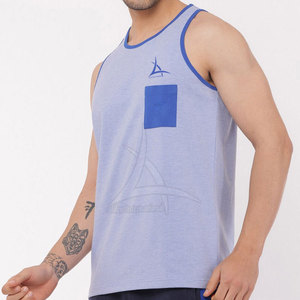 Débardeurs de sport décontractés en coton musculaire bon marché pour hommes, sans manches, musculation, séchage rapide, respirant - Product Image 4