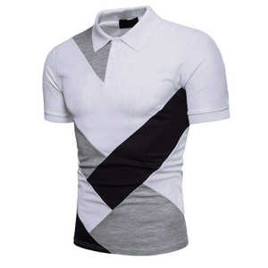 T-shirt polo classique pour hommes Polo tricoté en polyester et coton de haute qualité pour les affaires décontractées et le golf - Product Image 3