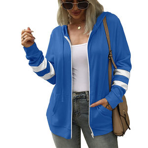 Sweat-shirts à capuche unisexes en gros pour femmes, OEM, en coton doux et mélange de polyester, 300g, motif uni, à capuche, de qualité supérieure pour femmes - Product Image 4