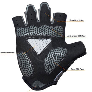 Nouveauté, gants de vélo en cuir PU de haute qualité, écologiques, avec options personnalisables, dernier design, utilisation en extérieur - Product Image 3