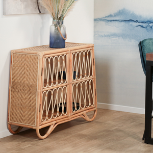 Armoire de rangement en rotin naturel de haute qualité, meubles de maison de style Vintage tissés à la main du Vietnam - Product Image 3