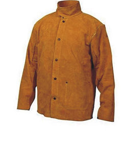 High Quality <b>Welding</b> Jacket Made of Split Leather <b>Welding</b> Jacket Premium Quality Welder's Safety Jacket Manufacturer - Product Image 3