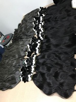 Meilleur vendeur en ligne! Usine directe 100% naturel vierge droite noir extensions de cheveux humains en gros naturel meilleur vendeur