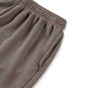Pantalones Cortos Deportivos de Algodón 100% Pesado al por Mayor, Pantalones Cortos de Verano de Felpa Francesa, Pantalones Cortos para Hombre de Alta Calidad con Lavado Ácido - Product Image 4