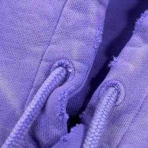 Sweat à capuche délavé à l'acide avec dégradé au soleil de haute qualité, logo personnalisé, ensemble vintage surdimensionné avec lavage à la pierre pour hommes, sweats à capuche à bas prix - Product Image 5