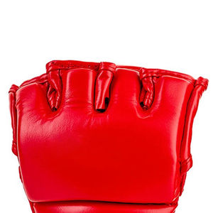 Gants de grappin MMA personnalisés en cuir synthétique de vachette pour fermeture doigt complet poignées de haute qualité entraînement combat - Product Image 2