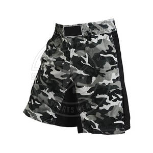 Pantalones cortos de agarre de poliéster 100% informales para hombre más vendidos, de secado rápido, transpirables, de cintura media, teñido liso, patrón sólido, logotipo personalizado - Product Image 5