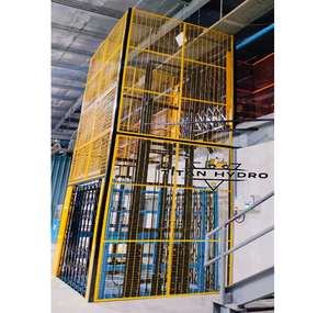 Plataforma Elevadora Hidráulica de Carga Montada en Pared, Sistema de Elevación de Mercancías Eléctrico con Control Remoto para Fábrica, Almacén y Distribución - Product Image 5
