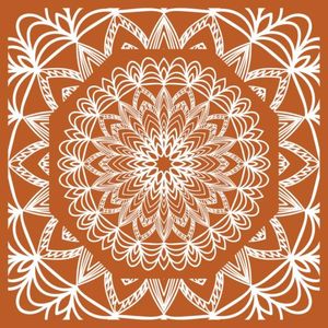 Bandana carré en coton biologique personnalisé pour adultes Conception recyclable avec votre propre logo Style uni - Product Image 1