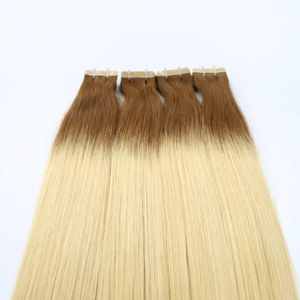 Paquetes de pelo vietnamita crudo de la mejor calidad al por mayor cinta en extensiones de pelo recto color degradado - Product Image 3